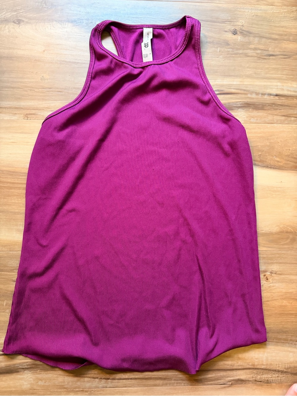 Women's all in motion Size small Fuschia Racerback Tank Top